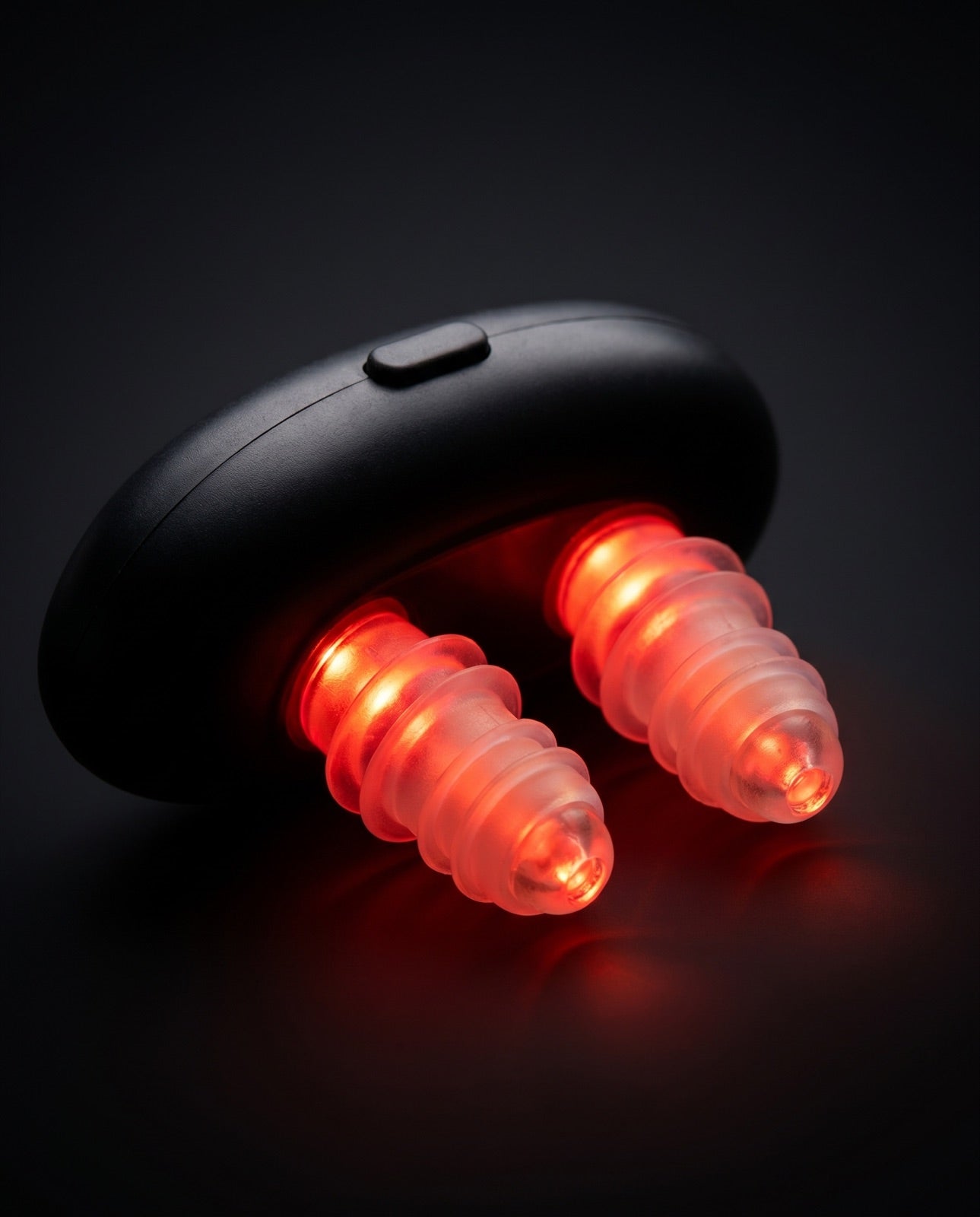 LUMIFLUX Breathe Pro glowing 650nm red light tips